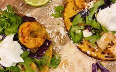 Easy Pescatarian Recipe: Grilled Shrimp Tostadas