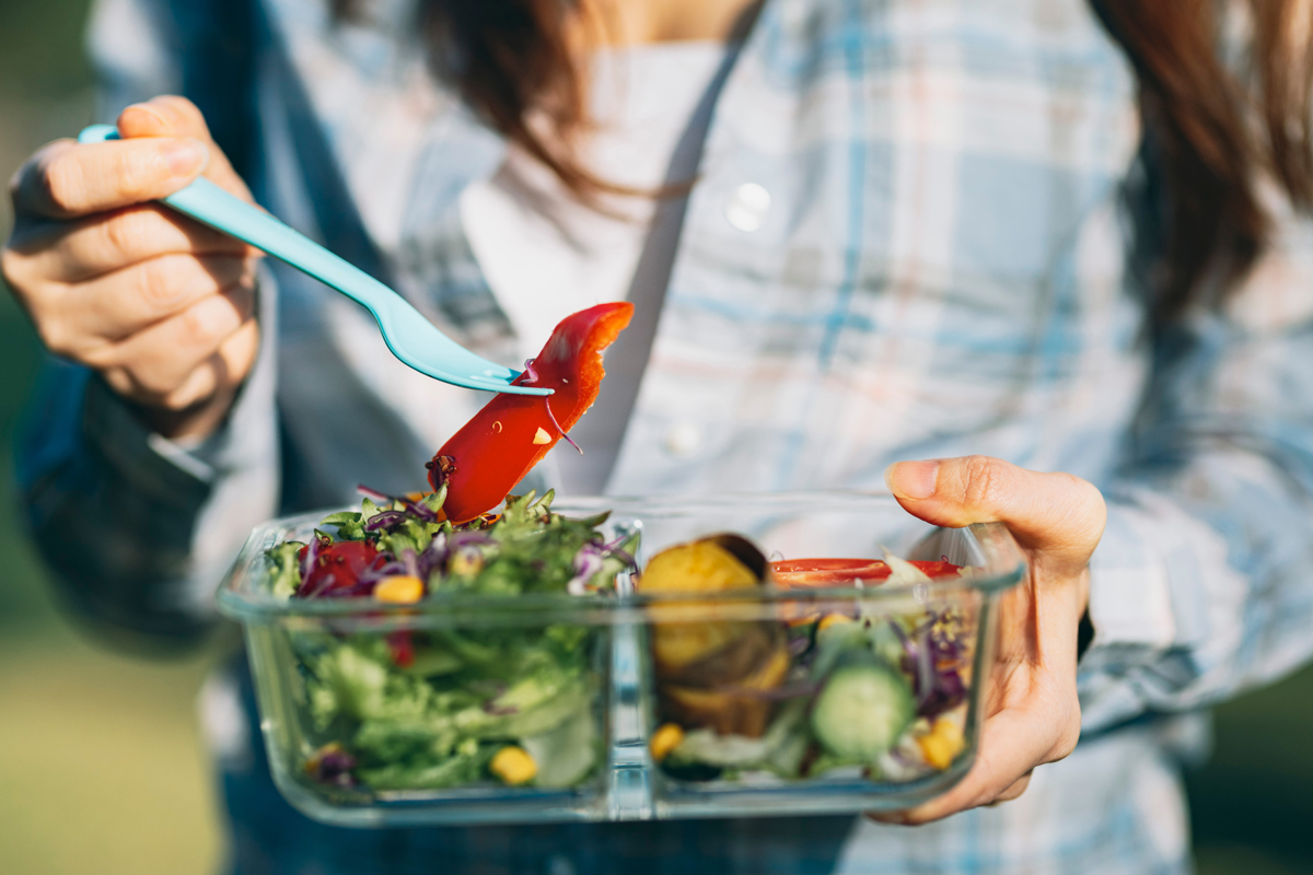 high-fiber lunch on the go