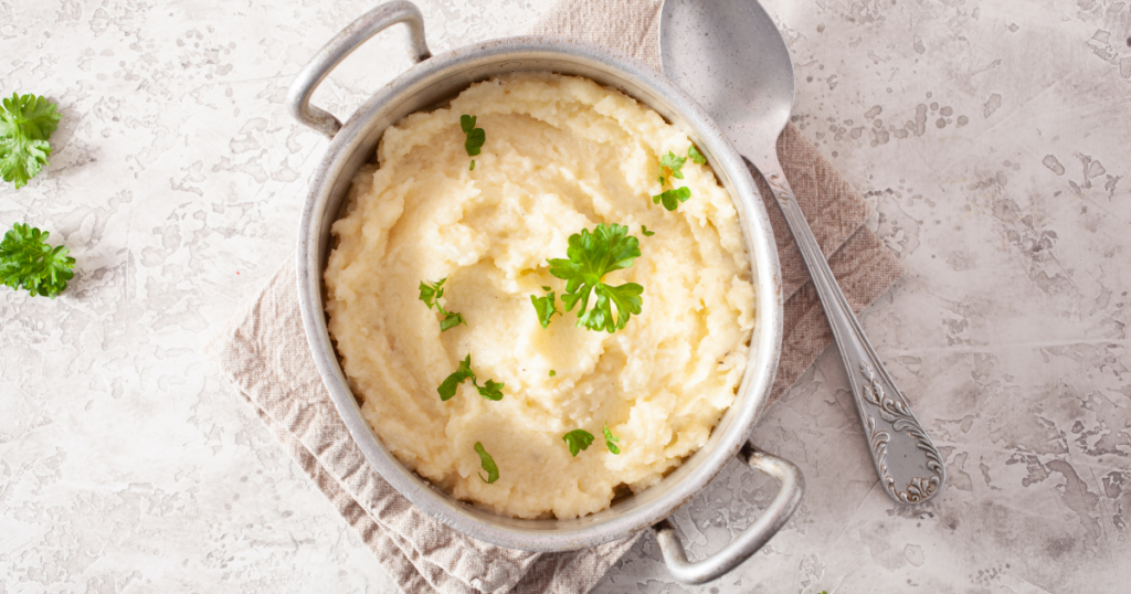 Garlic mashed potatoes