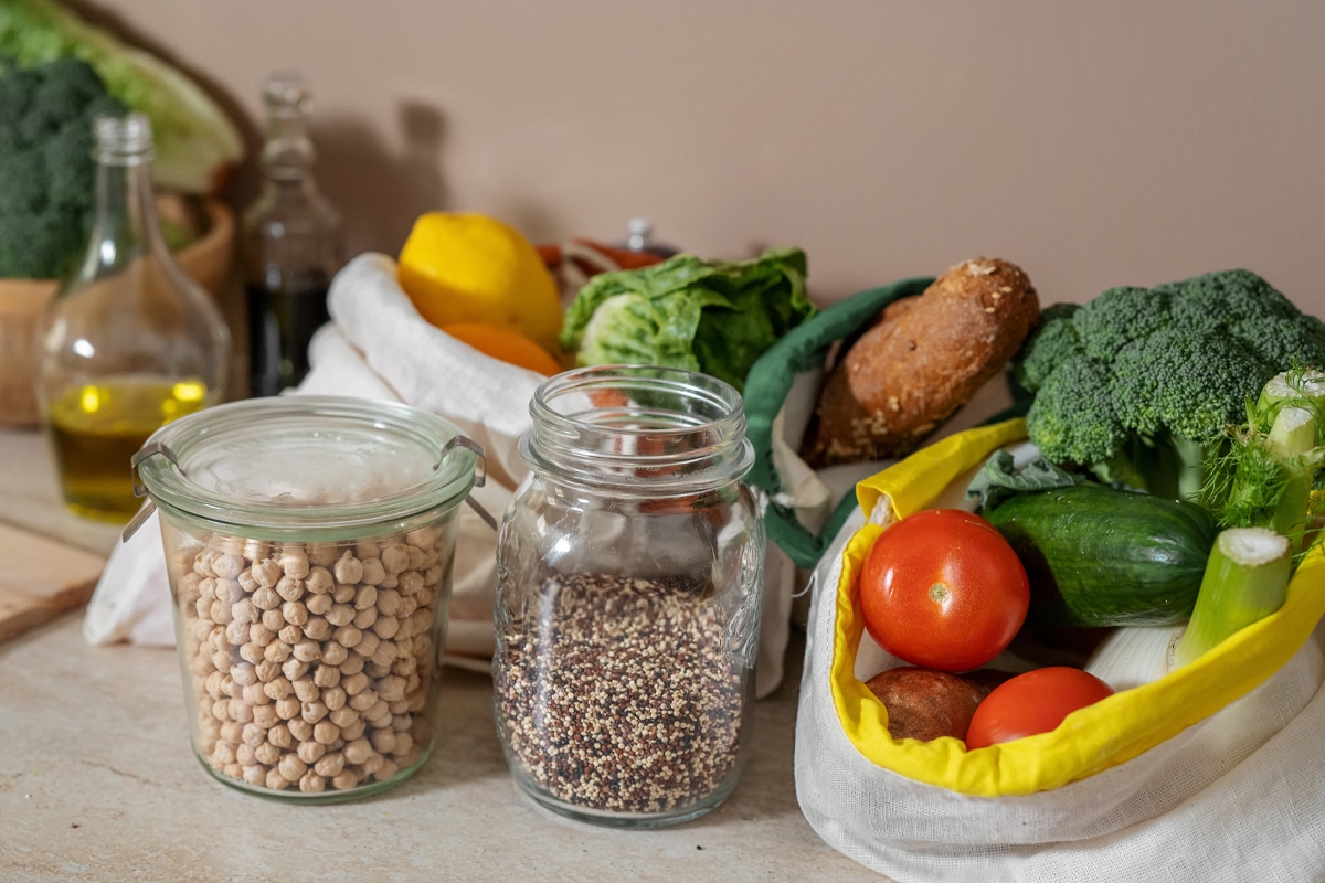 pantry staples for cooking with chickpeas